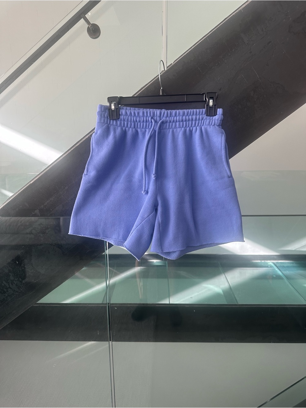 Aritzia TNA Periwinkle Athletic Drawstring Shorts